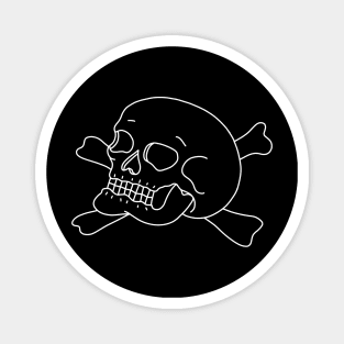 Homeschool skull tattoo Magnet